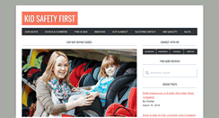 Desktop Screenshot of kidsafetyfirst.com